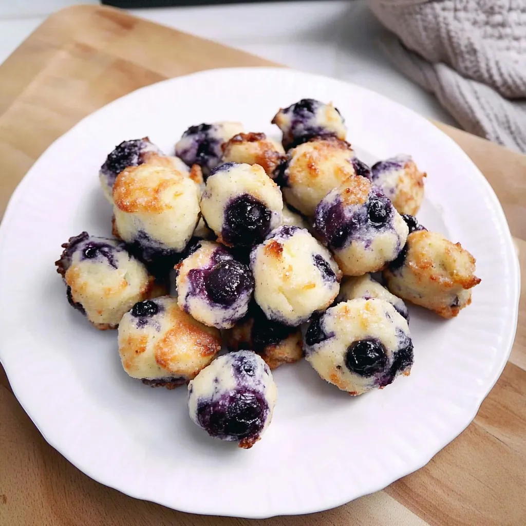 Blueberry Greek Yogurt Fritters