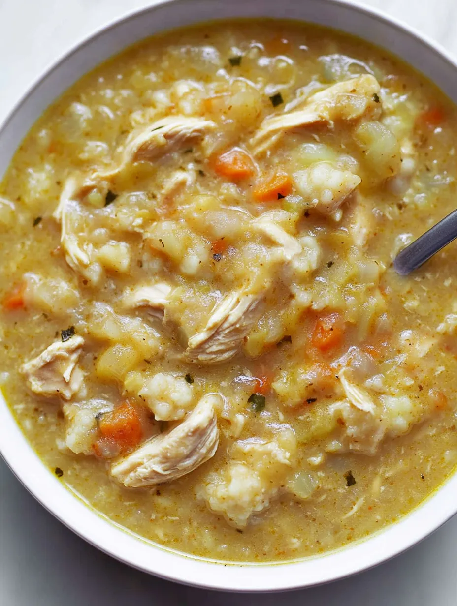 Easy Cauliflower Chicken Soup Recipe