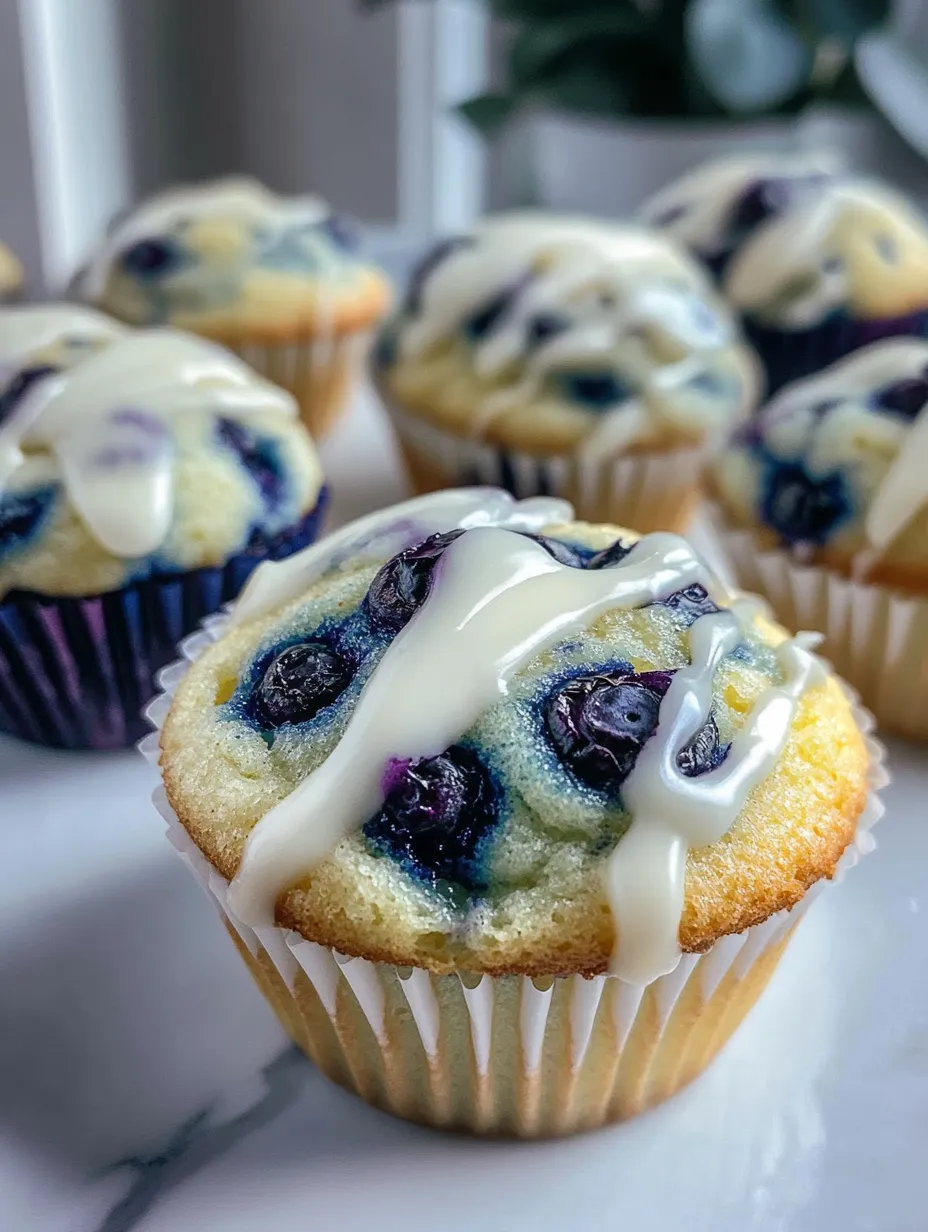 Lemon Blueberry Cupcakes Homemade