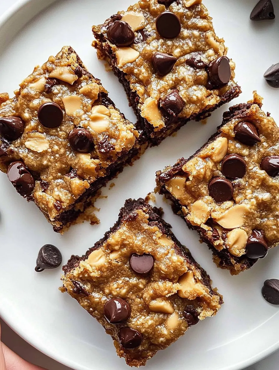 Peanut Butter Banana Bars Recipe