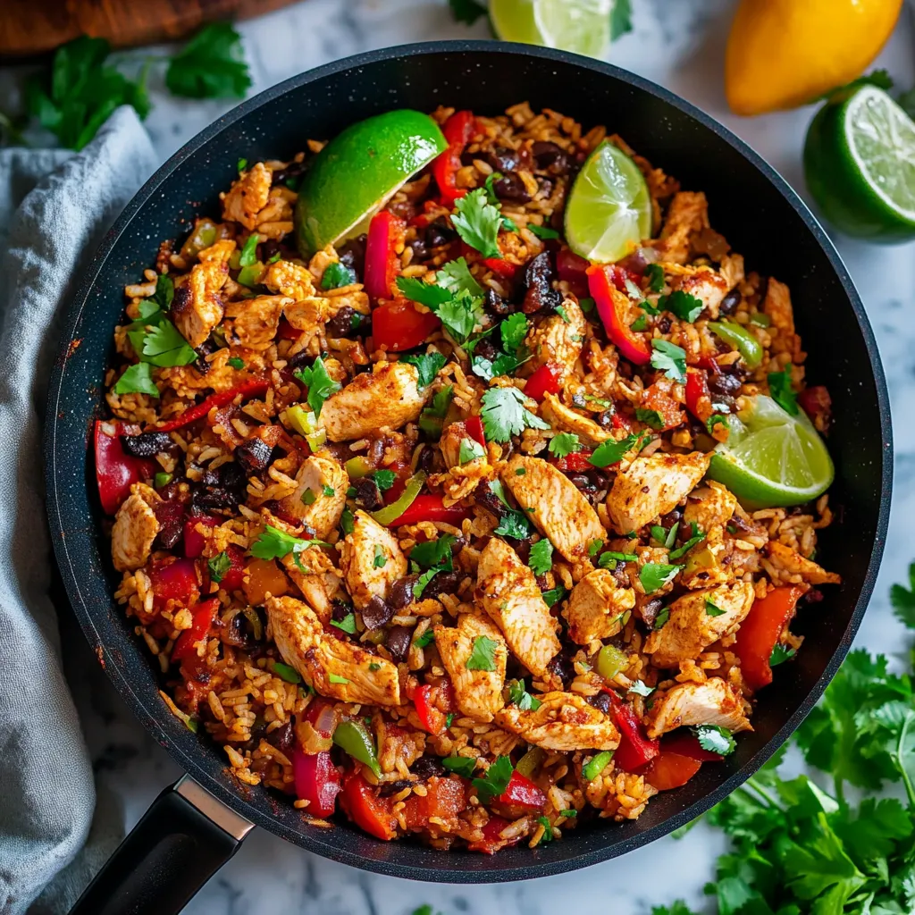 Chicken Fajita Rice Bowl