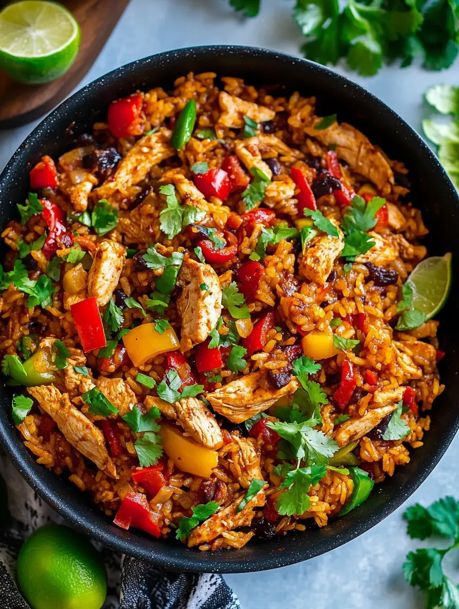 Chicken Fajita Rice Bowl Recipe