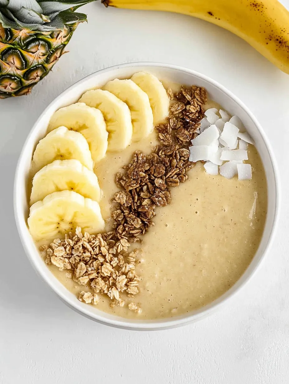 Easy Piña Colada Smoothie Bowl