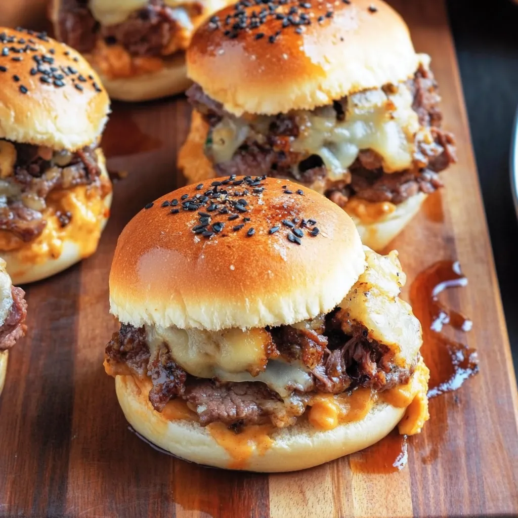 Roast Beef & Cheddar Sliders