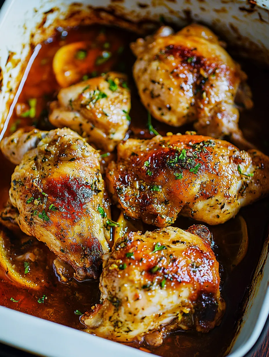 Baked Lemon Butter Chicken Homemade