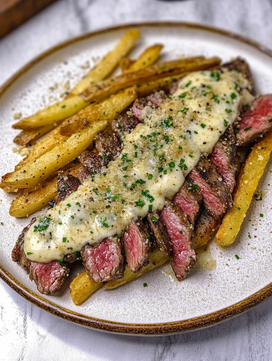 Garlic Parmesan Steak Fries Homemade