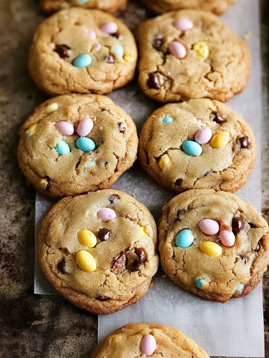 Mini Egg Thick Chocolate Chip Cookies Homemade