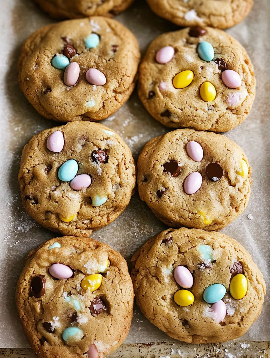 Easy Mini Egg Thick Chocolate Chip Cookies