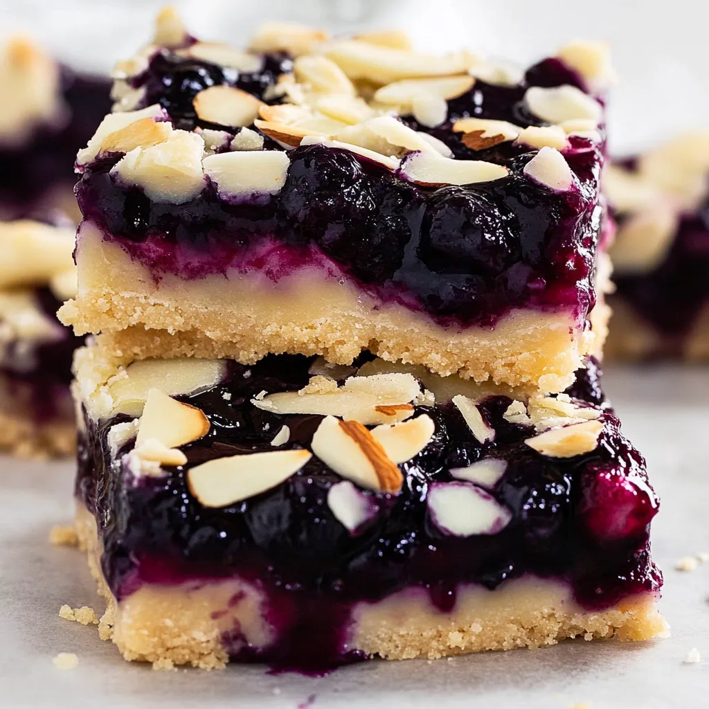 Blueberry pie cookie bars