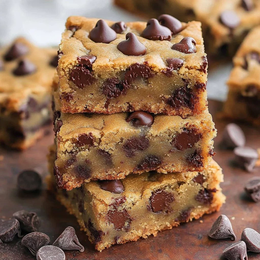 Chocolate Chip Cookie Bars Recipe