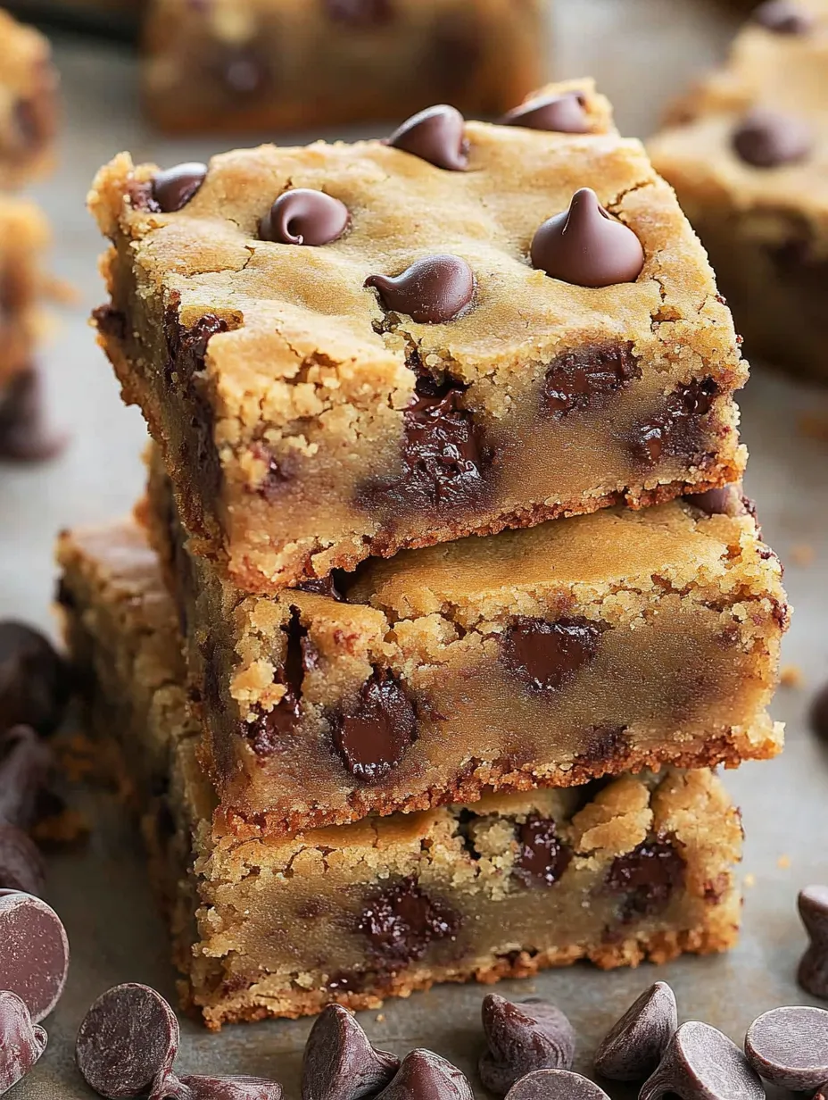 Easy Chocolate Chip Cookie Bars Recipe