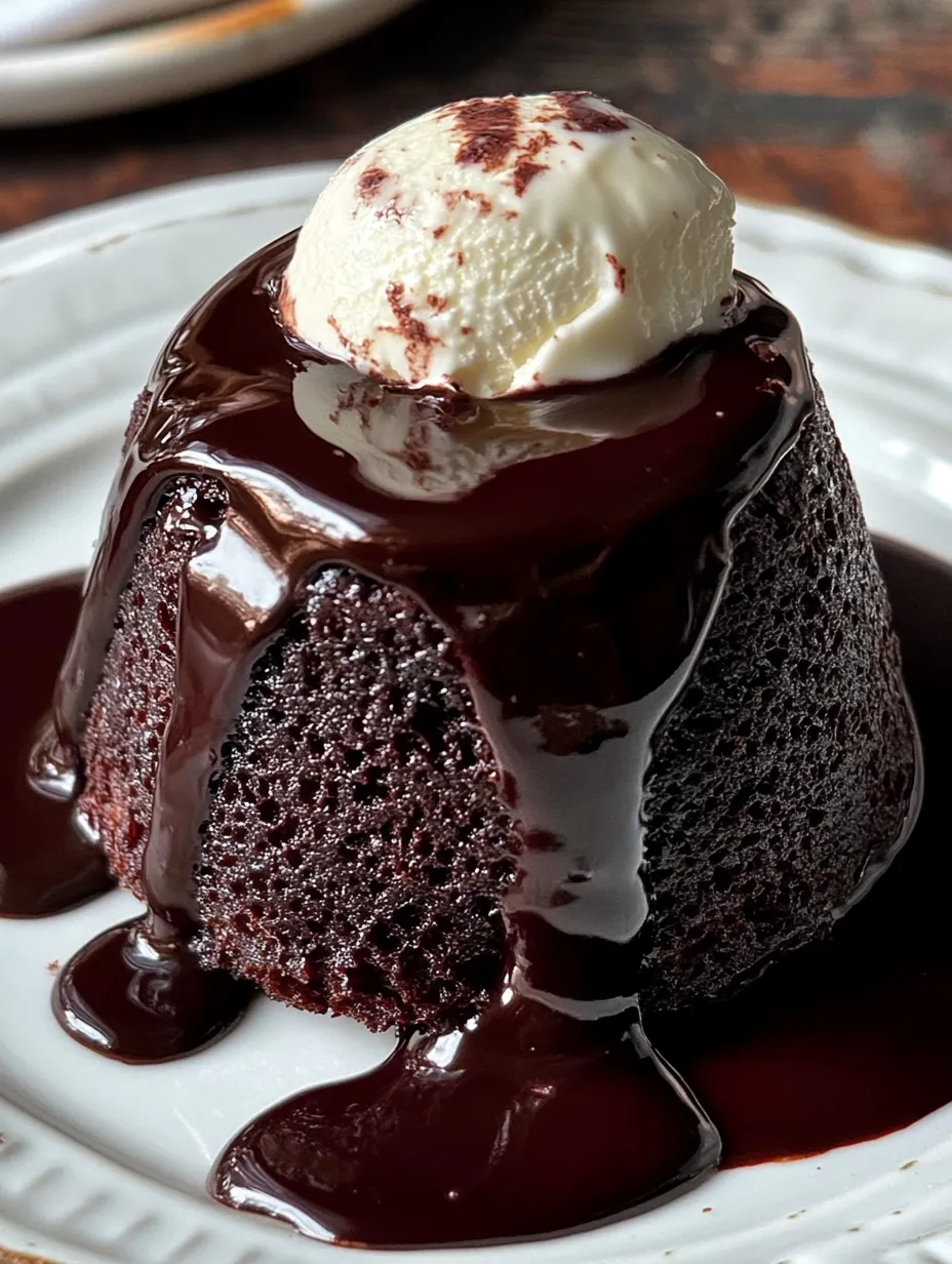 Chocolate Sticky Toffee Puddings for Two Homemade