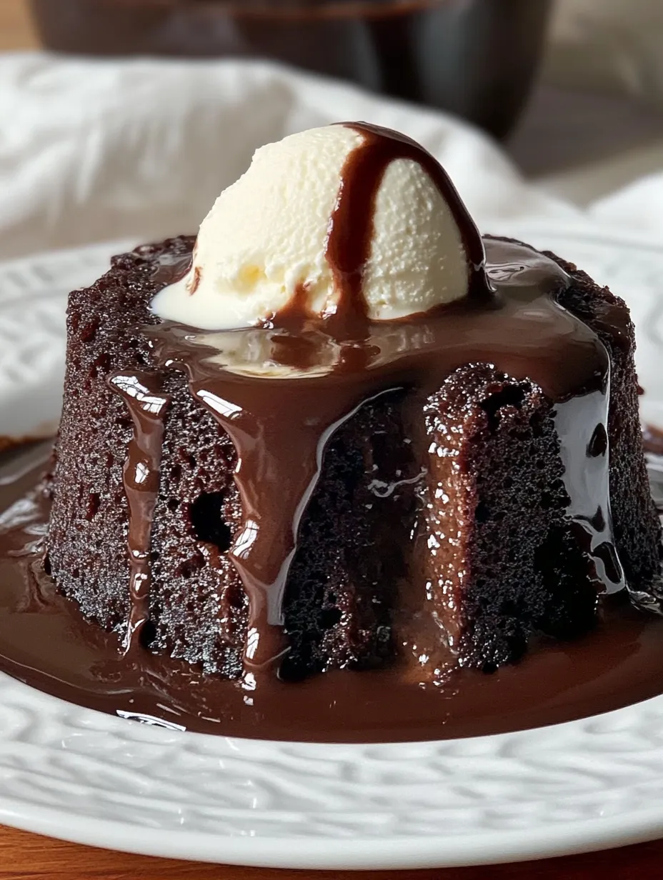 Chocolate Sticky Toffee Puddings for Two Recipe