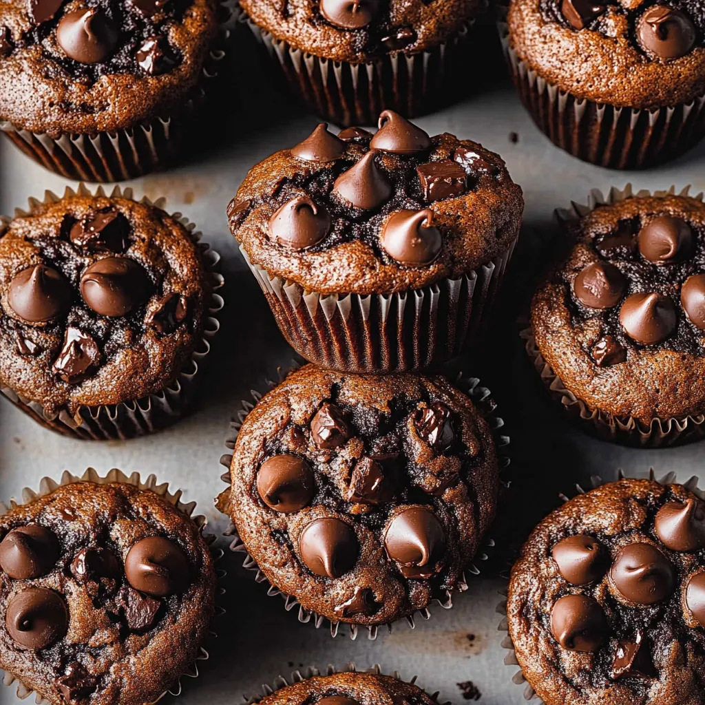 Double Chocolate Chip Muffins Recipe