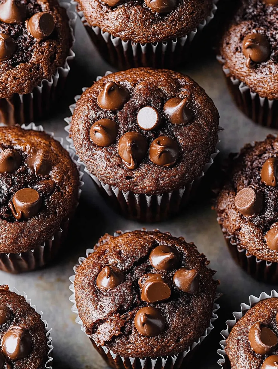 Double Chocolate Chip Muffins