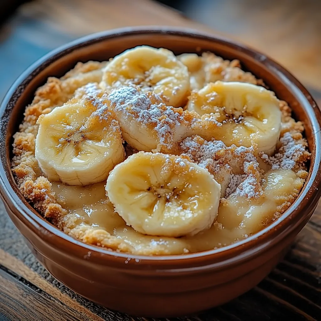 Southern Banana Cobbler Delight