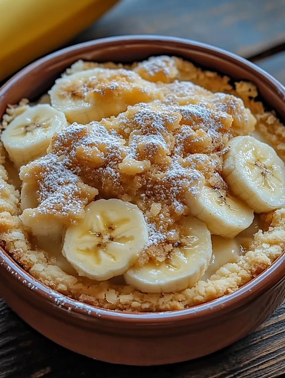 Easy Southern Banana Cobbler Delight