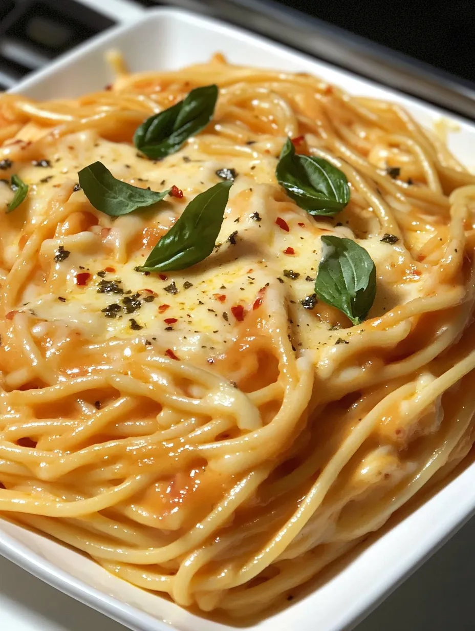 Cheesy Garlic Parmesan Spaghetti Homemade