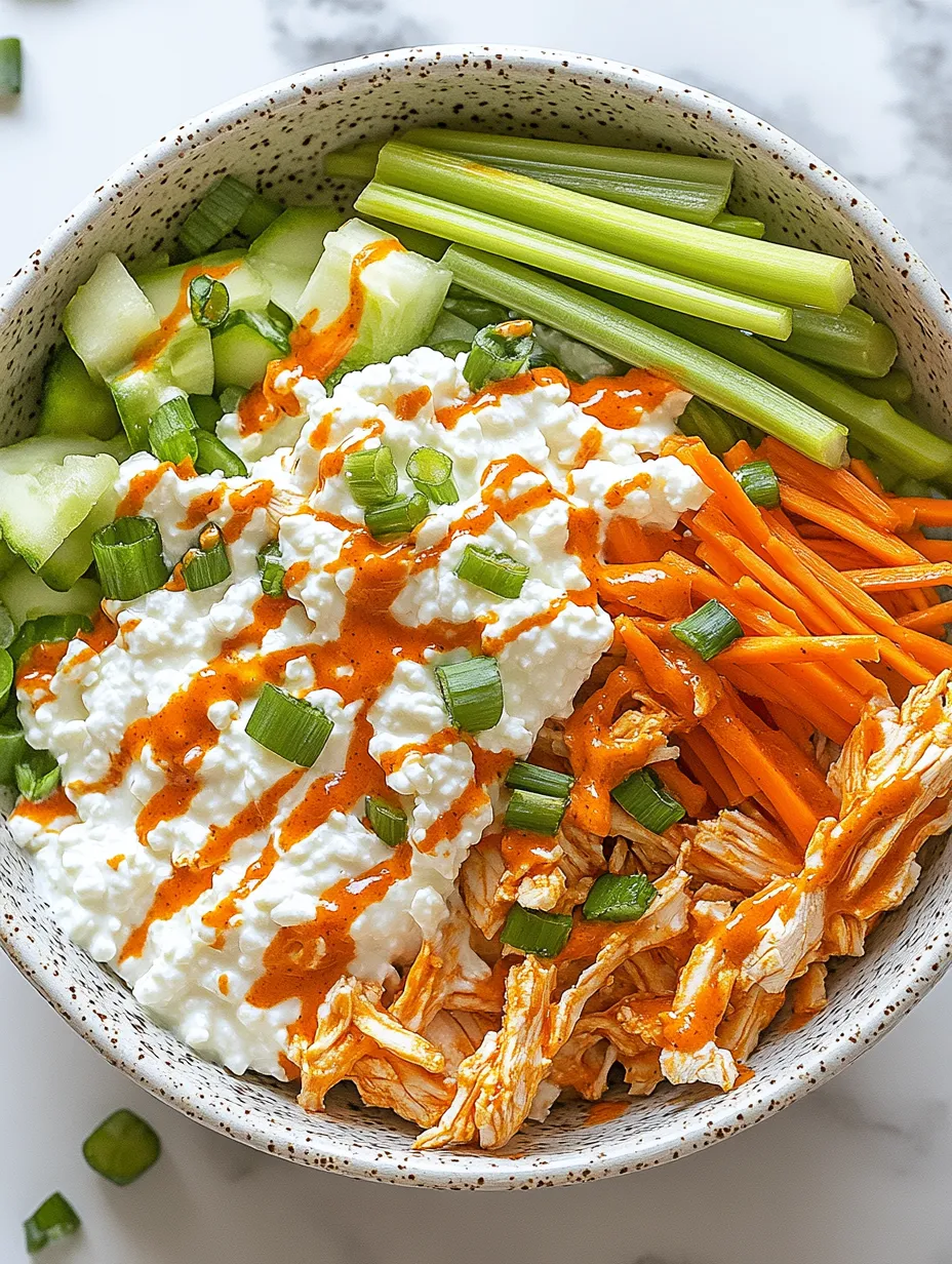 Buffalo Chicken Cottage Cheese Bowl Recipe