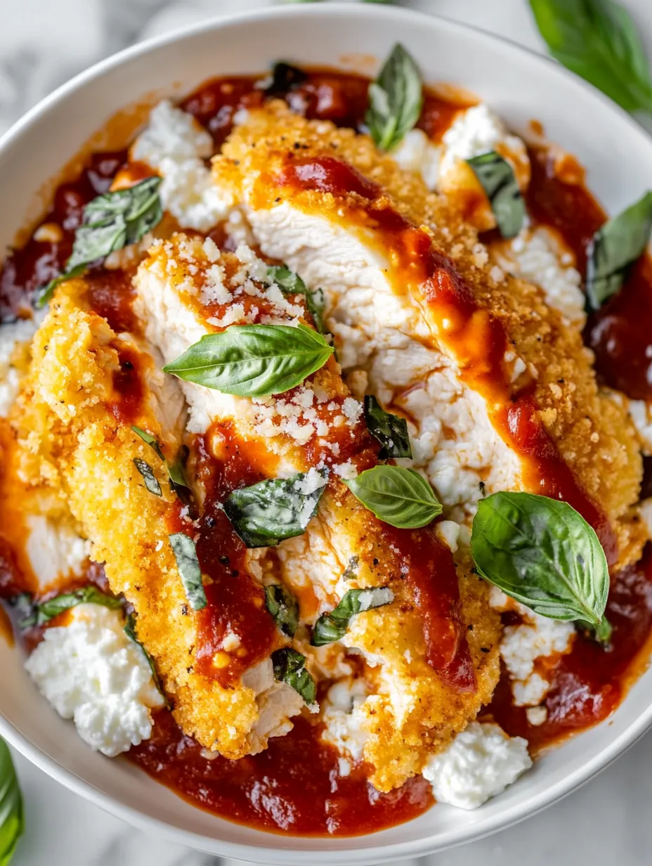 Chicken Parm Cottage Cheese Bowl Recipe