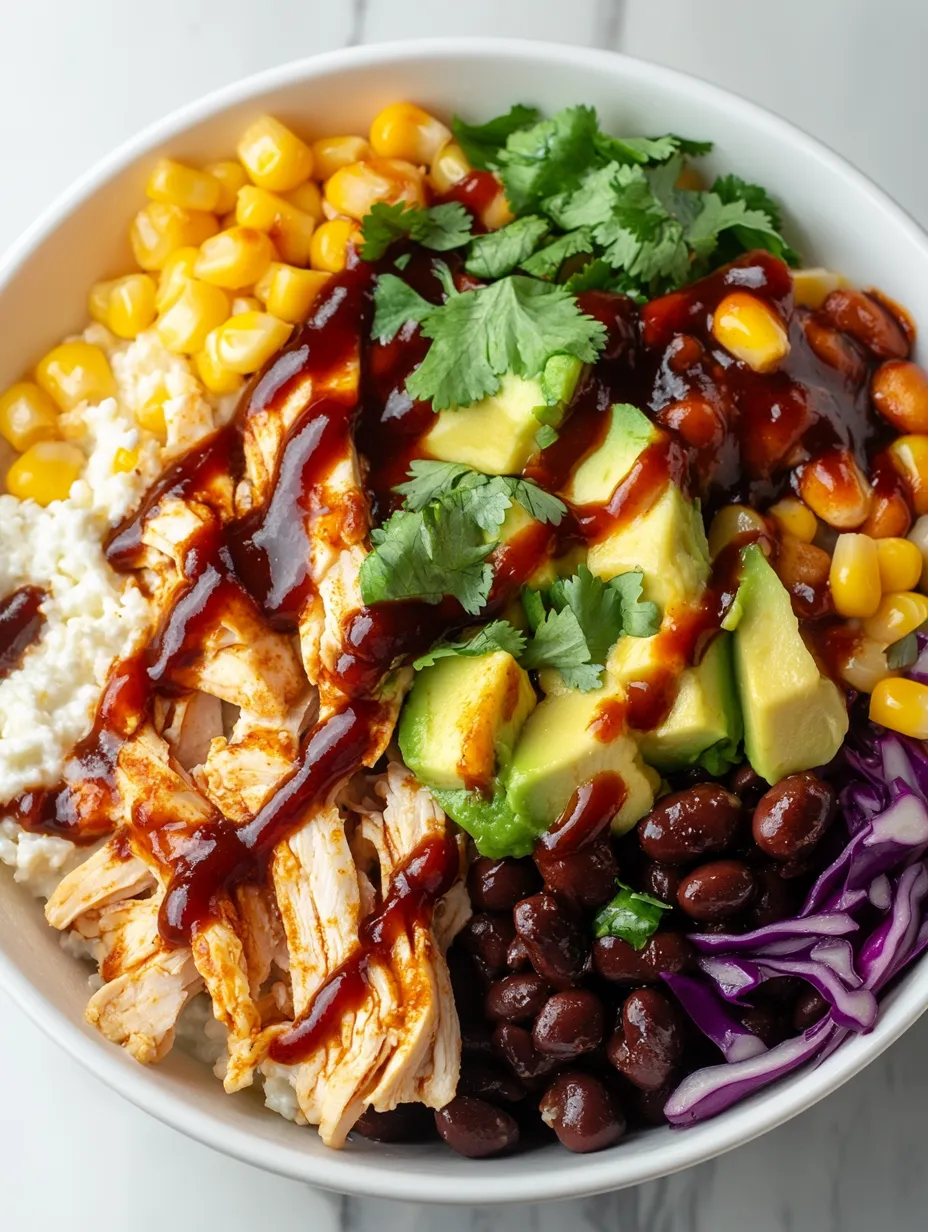 BBQ Chicken Cottage Cheese Bowl Recipe