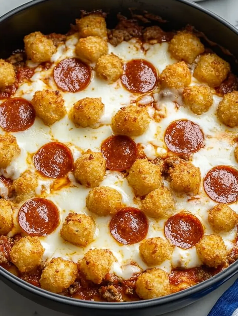 Pizza Tot Casserole Recipe