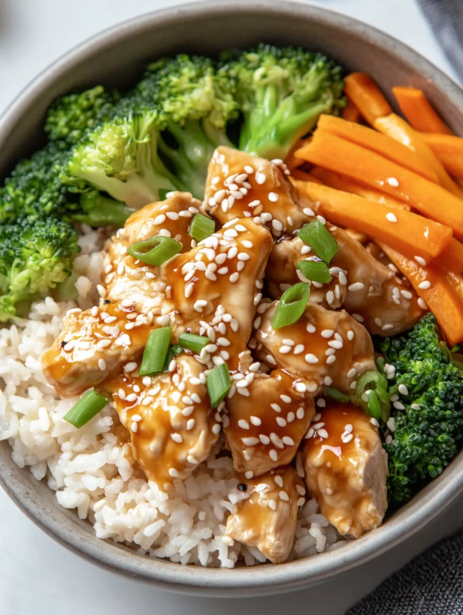 Teriyaki Chicken Rice Bowl Homemade