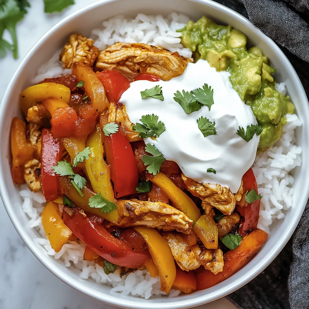 Chicken Fajita Bowl