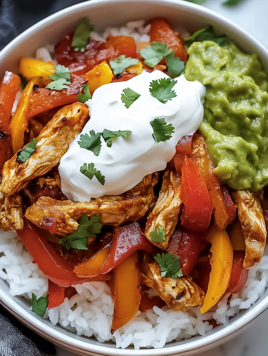 Chicken Fajita Bowl Recipe