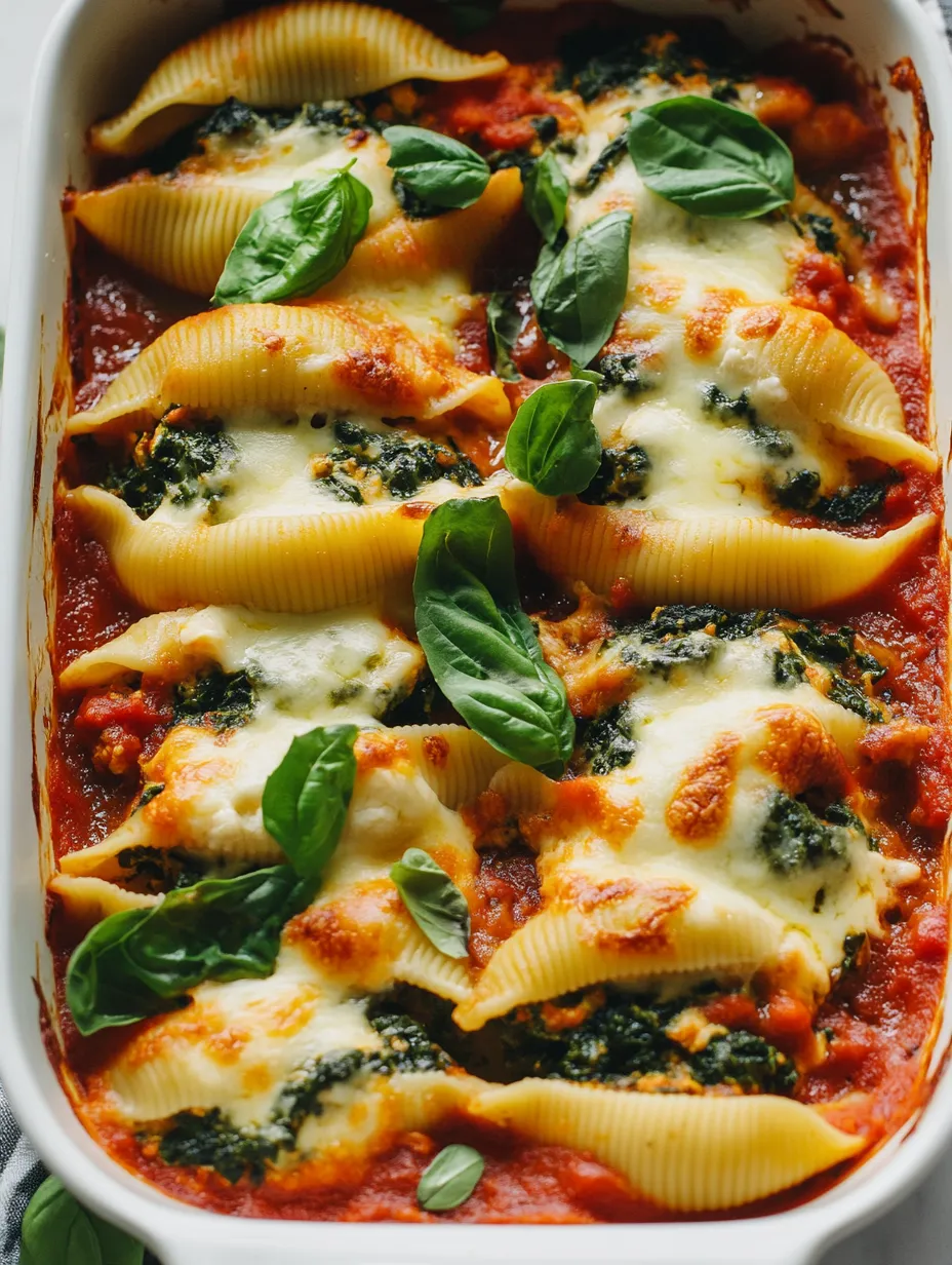 Spinach and Ricotta Stuffed Shells Recipe