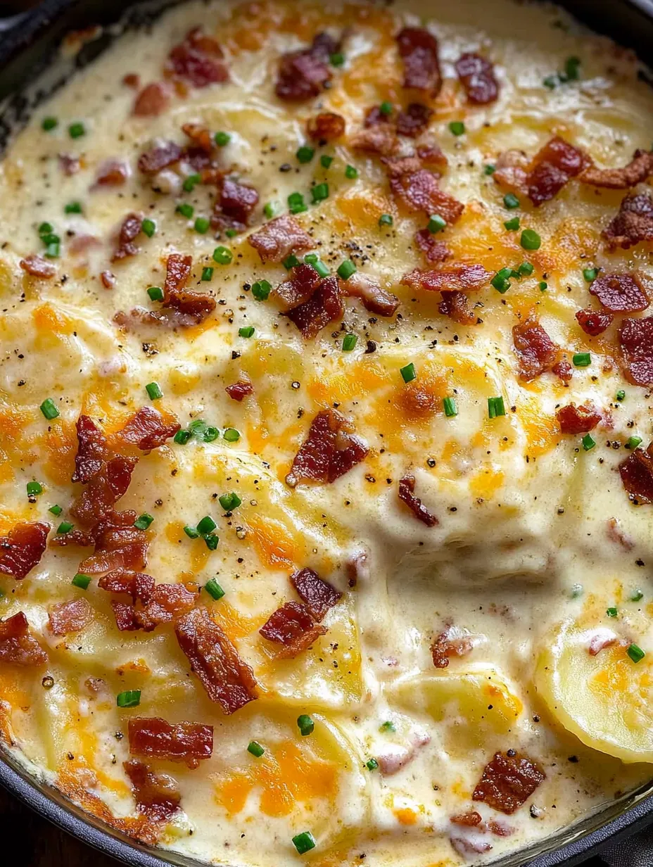 Loaded Scalloped Potatoes Recipe