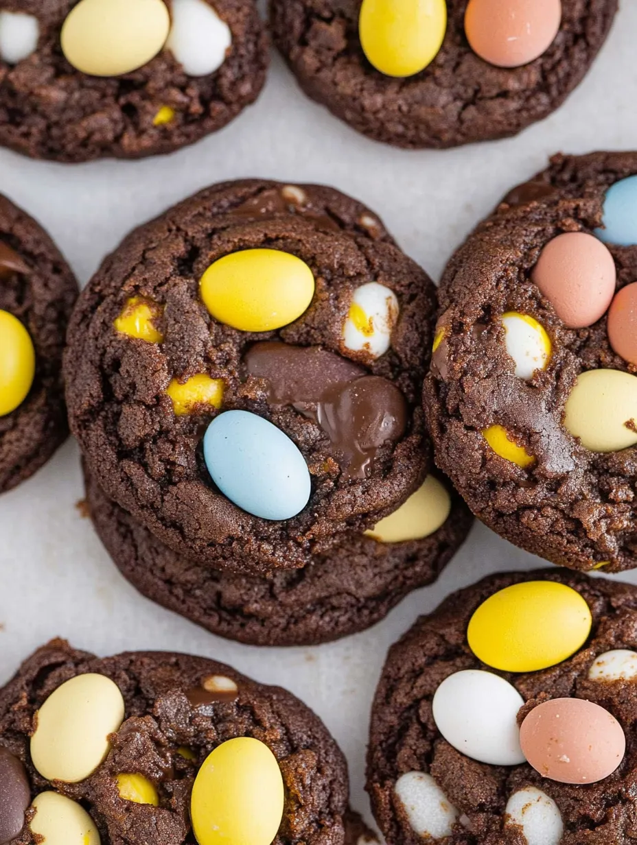 Mini Egg Brownie Cookies Recipe
