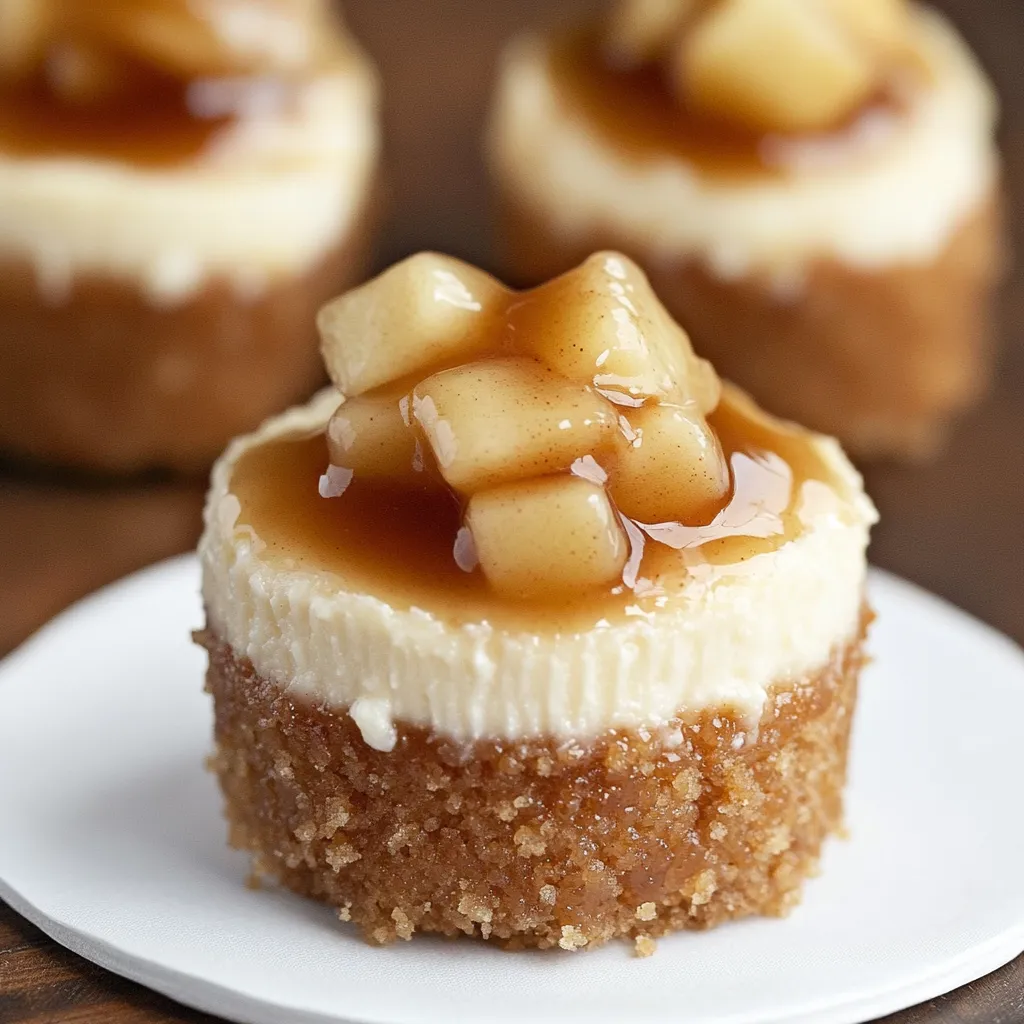 Apple Mini Cheesecakes