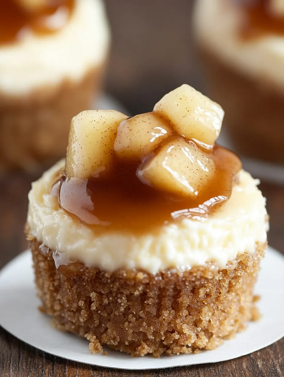 Apple Mini Cheesecakes Homemade