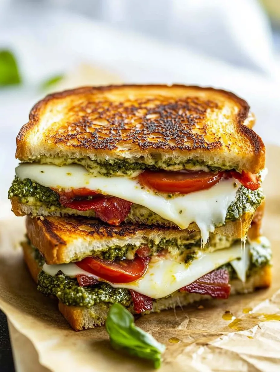 Pesto Grilled Cheese Sandwich Recipe