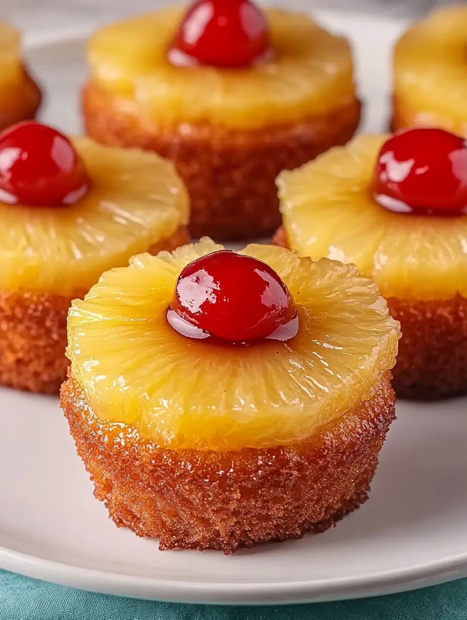 Easy Pineapple Upside Down Cupcakes