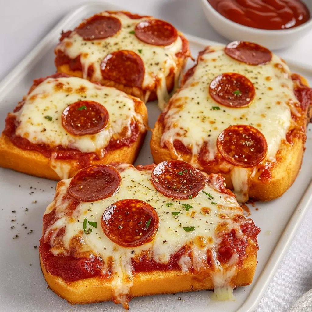 Texas Toast Garlic Bread Pizza