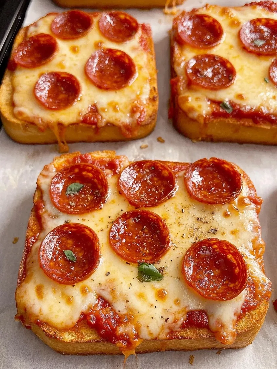 Texas Toast Garlic Bread Pizza Recipe