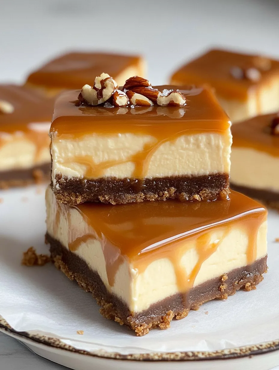 Dulce de Leche Cheesecake Bars Recipe