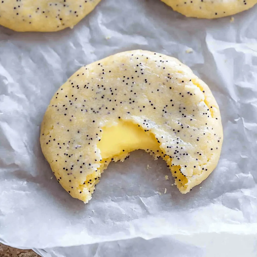 Crumbl lemon poppy seed cookies