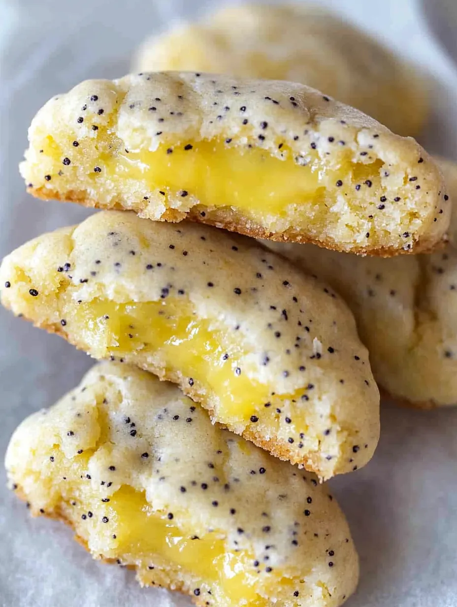 Crumbl lemon poppy seed cookies Homemade