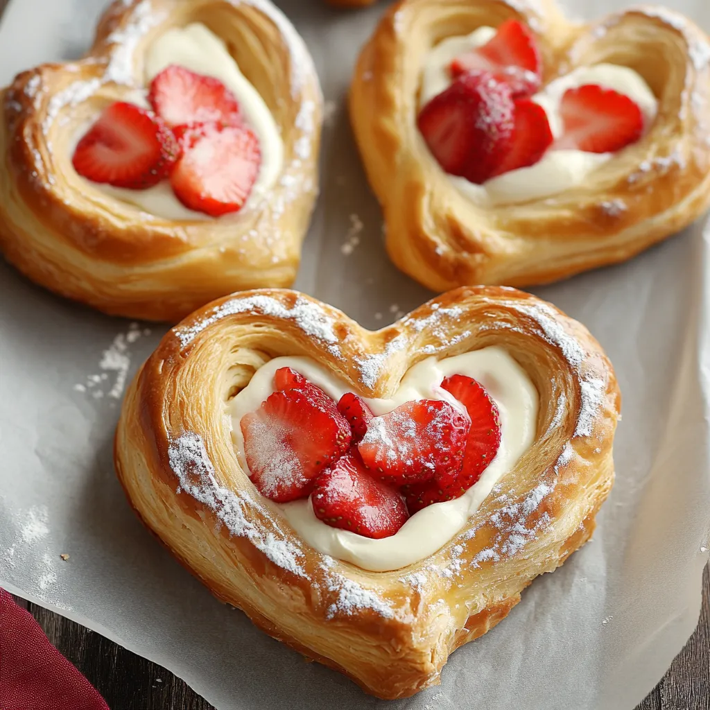 Strawberry Cream Danish