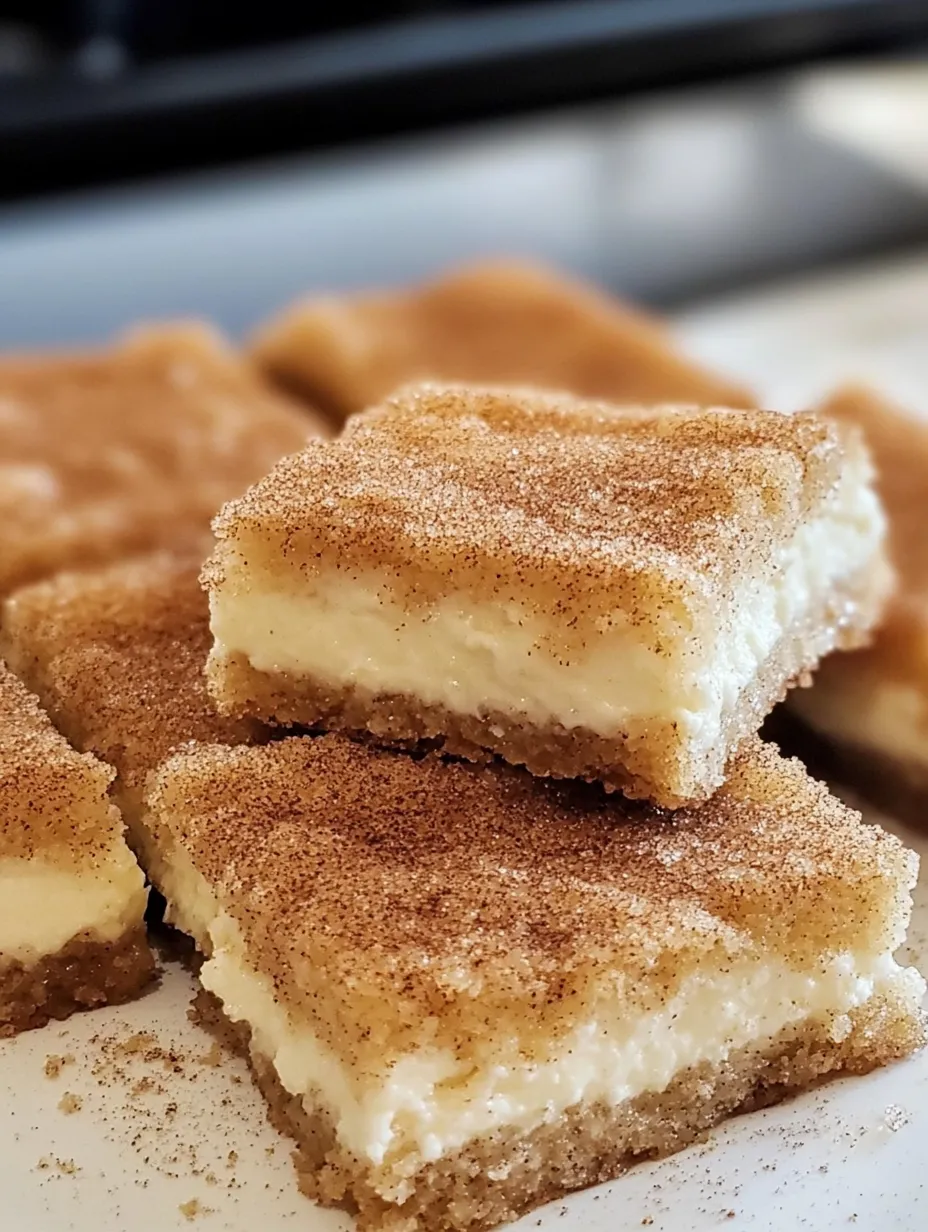 Snickerdoodle Cookie Bars Homemade