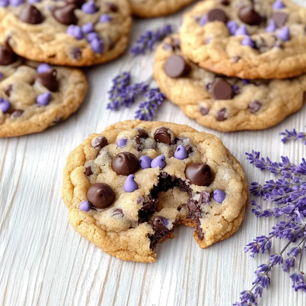 Lavender Chocolate Chip Cookie Recipe