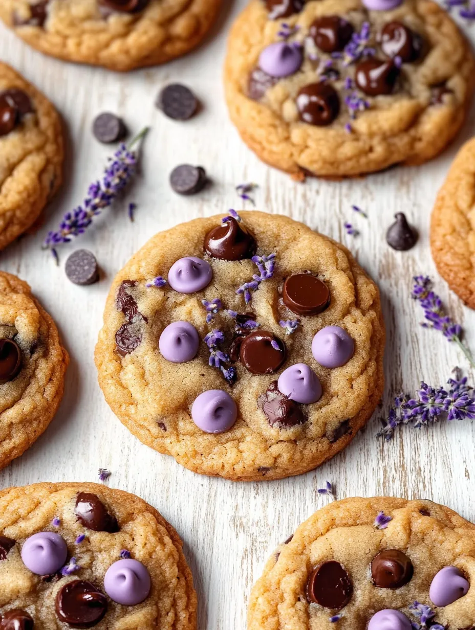 Easy Lavender Chocolate Chip Cookie Recipe