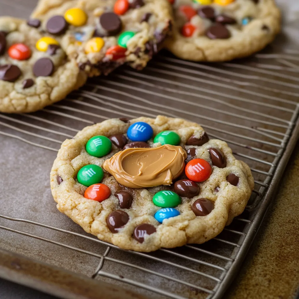 Peanut Butter M&M Cookies