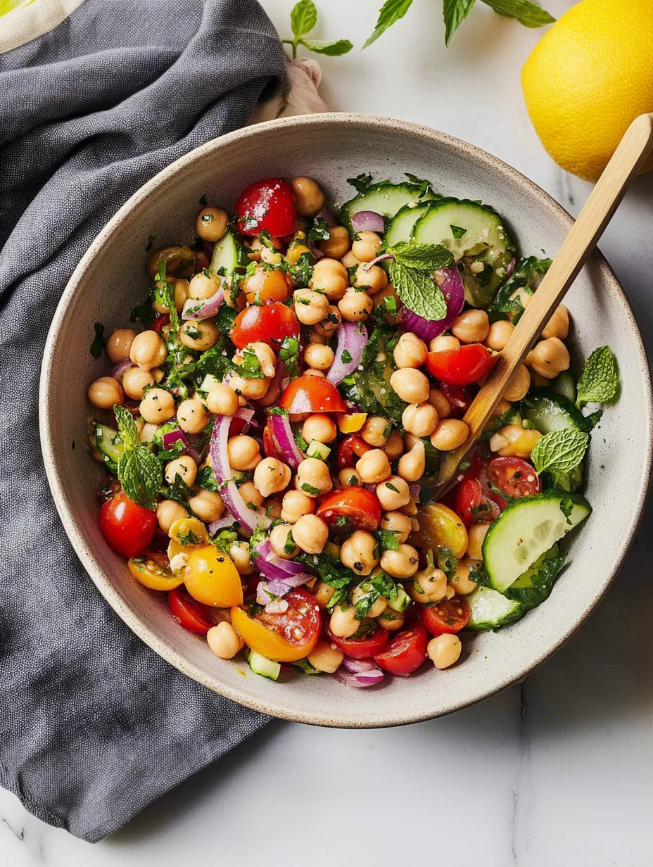 Chickpea Salad Homemade