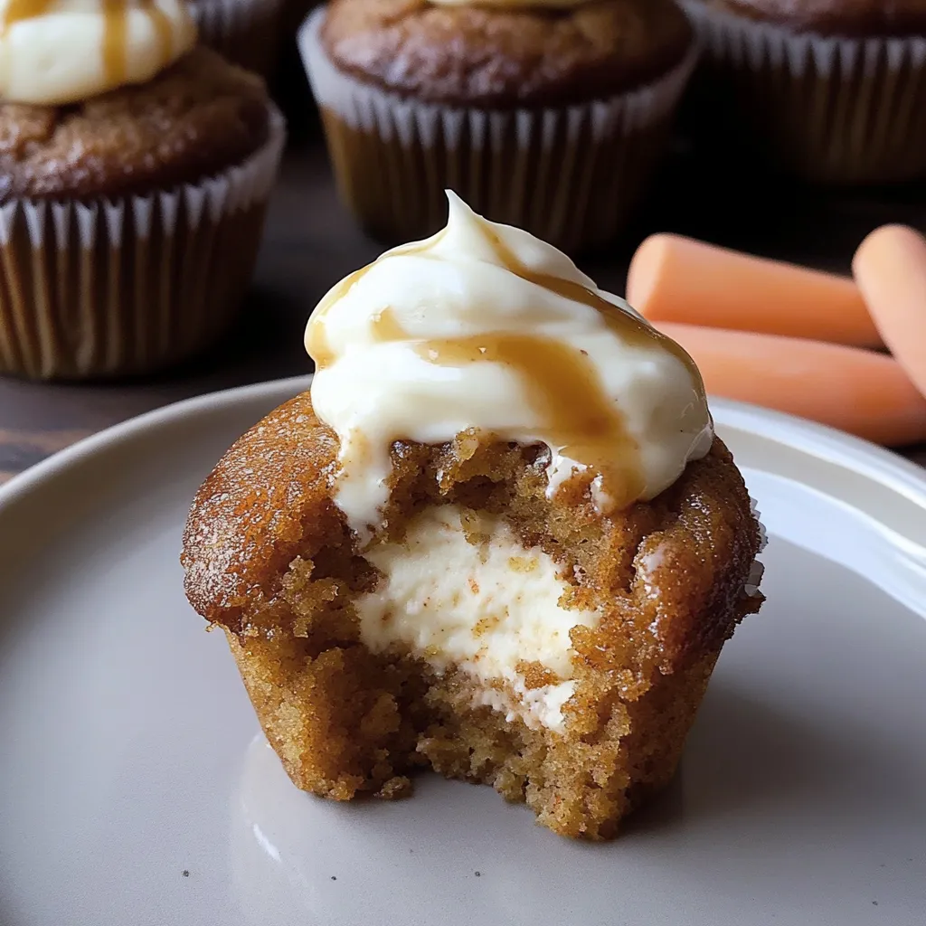 Carrot Cheesecake Cupcakes