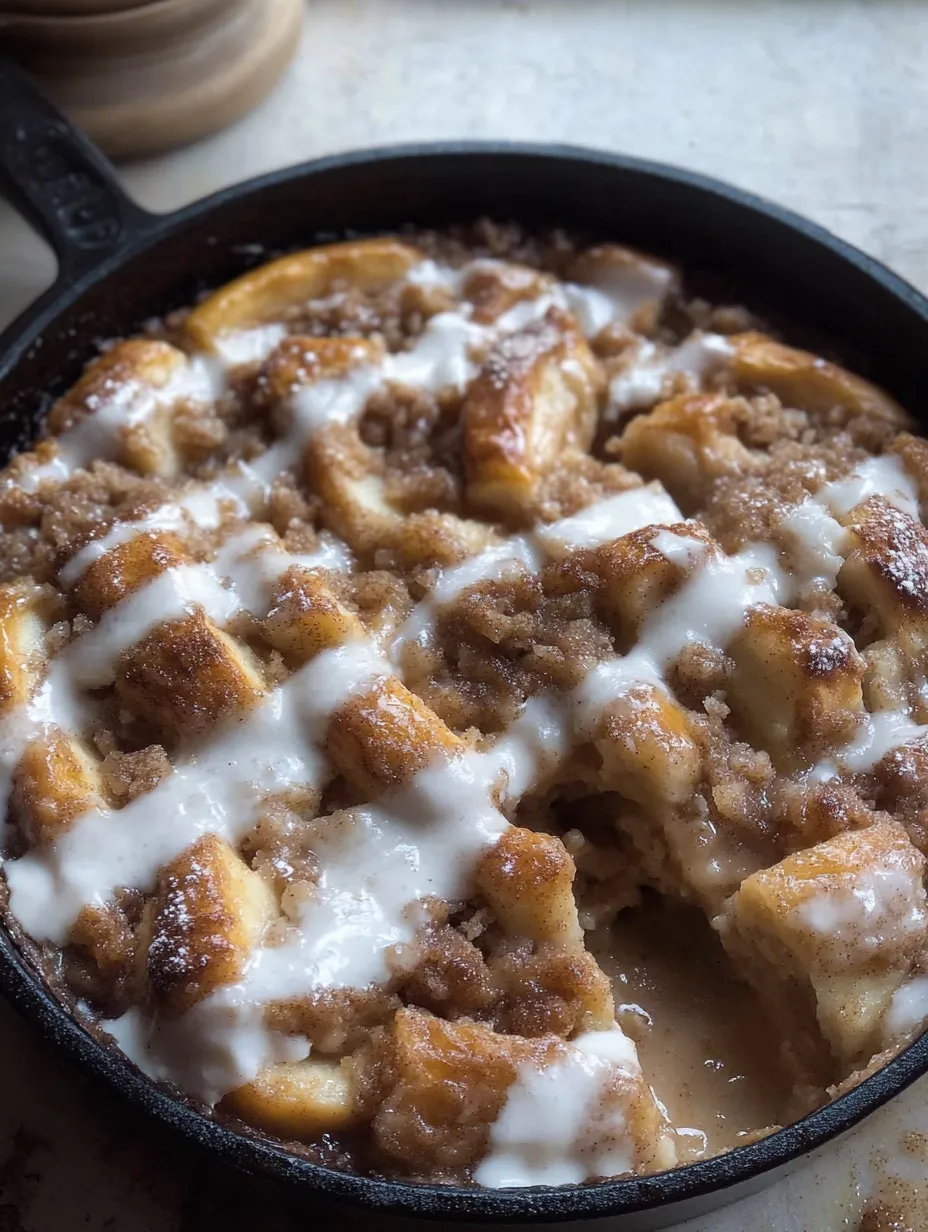 Apple Crisp Cinnamon Roll Casserole