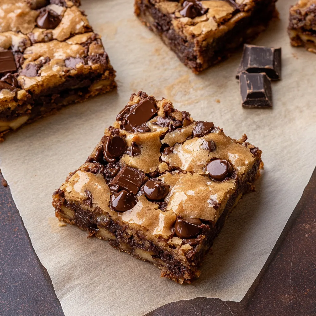 Banana Chocolate Chip Cookie Bars